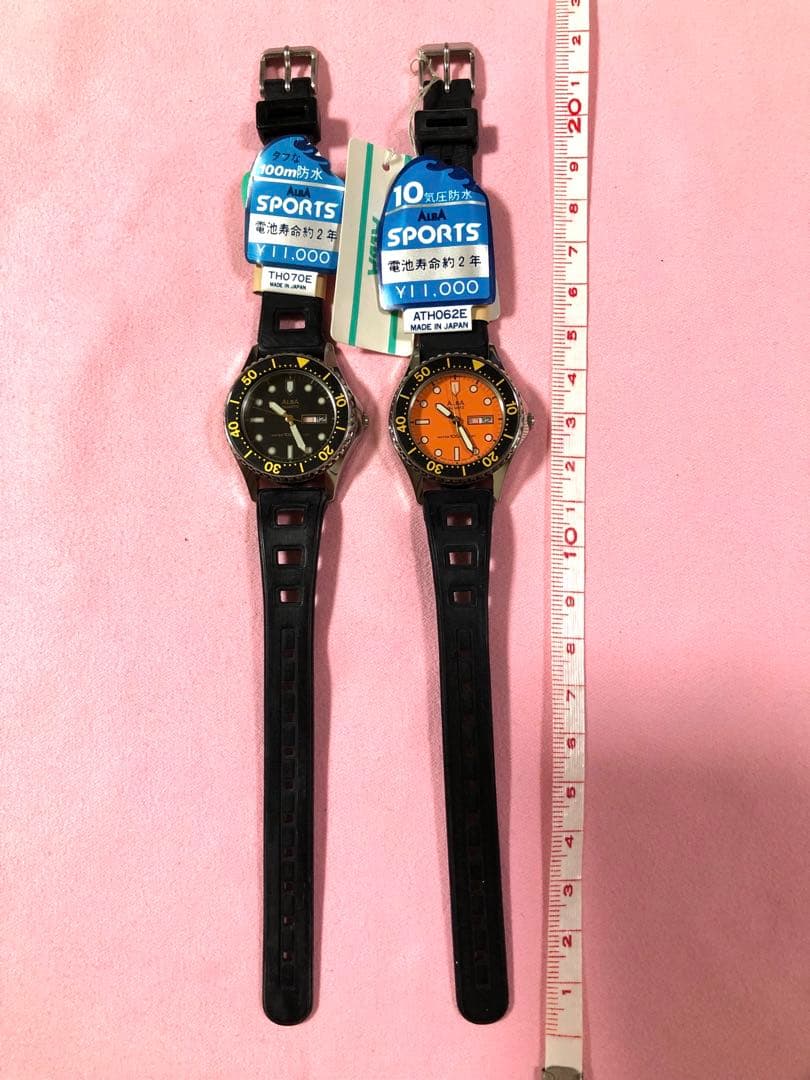 激レア　未使用　レディース　腕時計　SEIKO ALBA ダイバー　2本まとめ