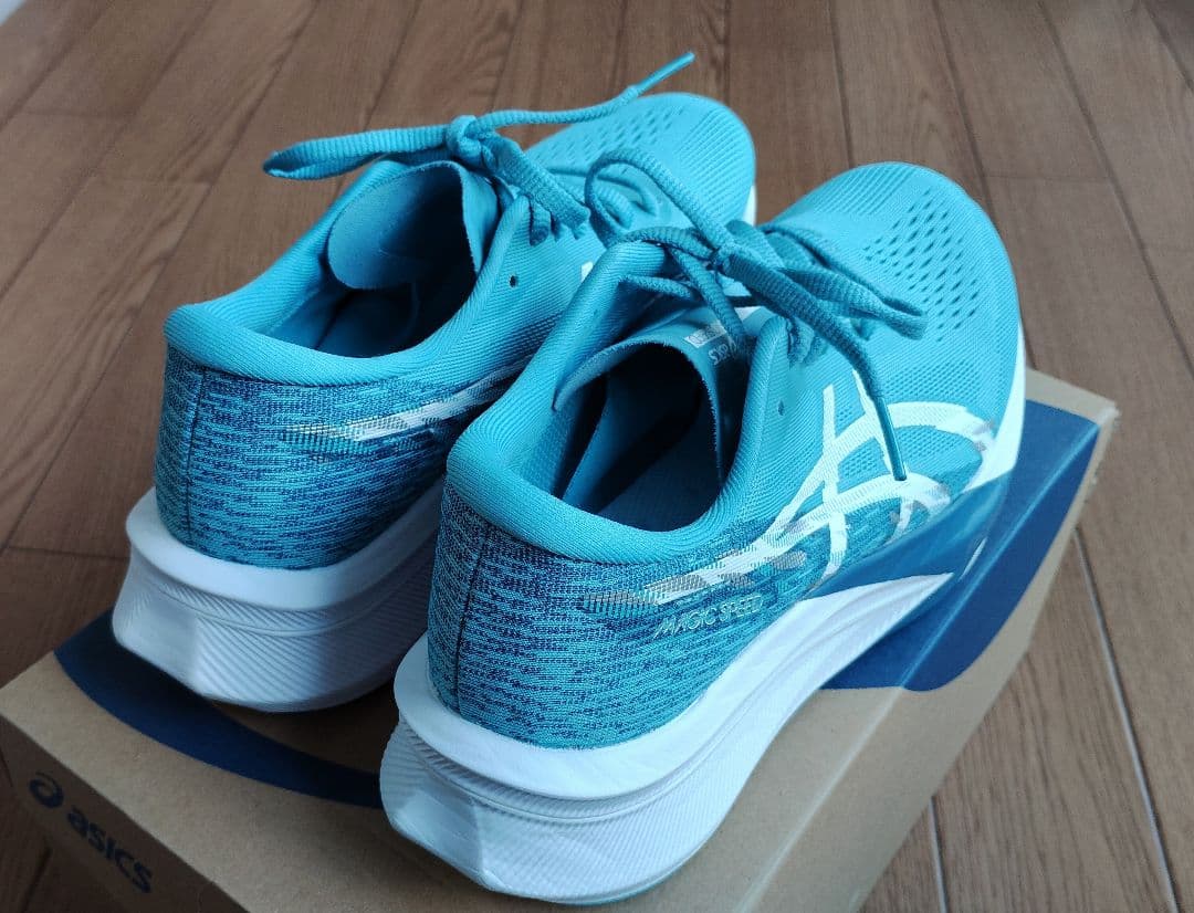 【美品】ASICS マジックスピード４ワイド【25.0 cm】