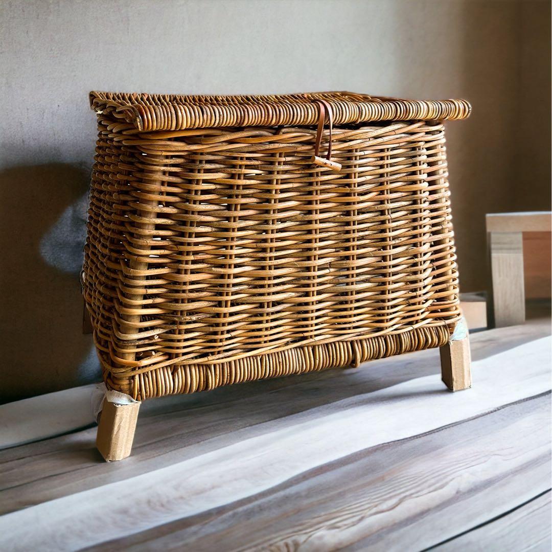 インテリアバスケット　アラログ　チェスト　蓋付きバスケット