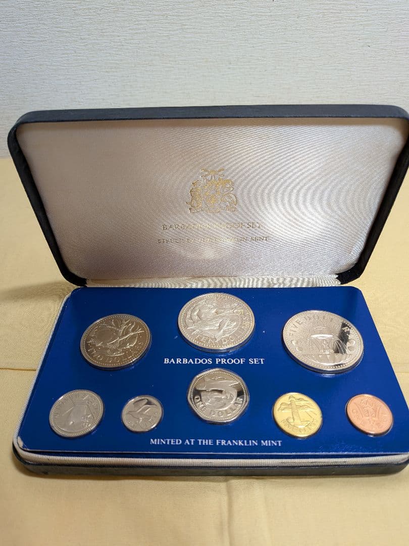バルバドス　プルーフセット　1975