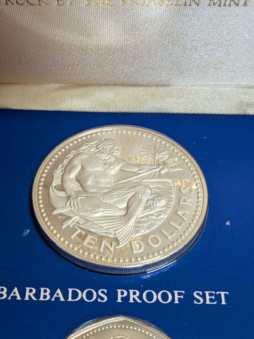 バルバドス　プルーフセット　1975
