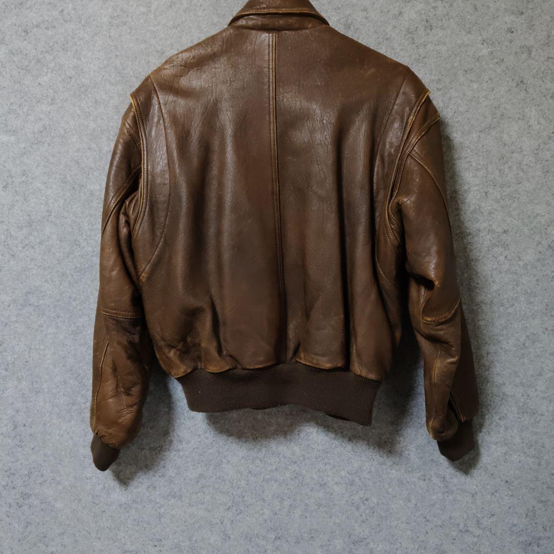 CROSSBREEDブラウン レザージャケット
