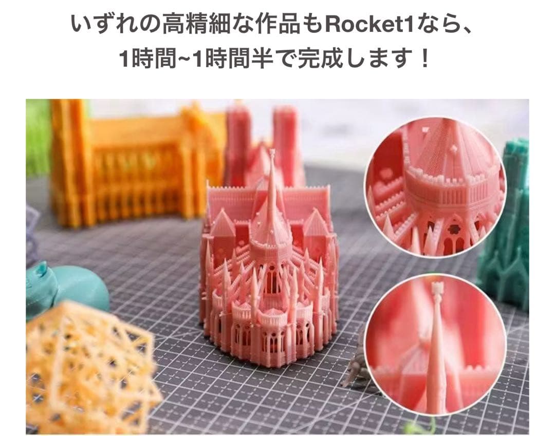 新品未使用HITRY Roket 1 Pro 光造形3Dプリンター/オプション含