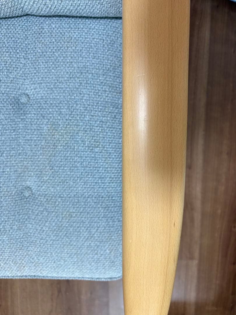 カリモク60 Kチェア 2シーター ミストグレー