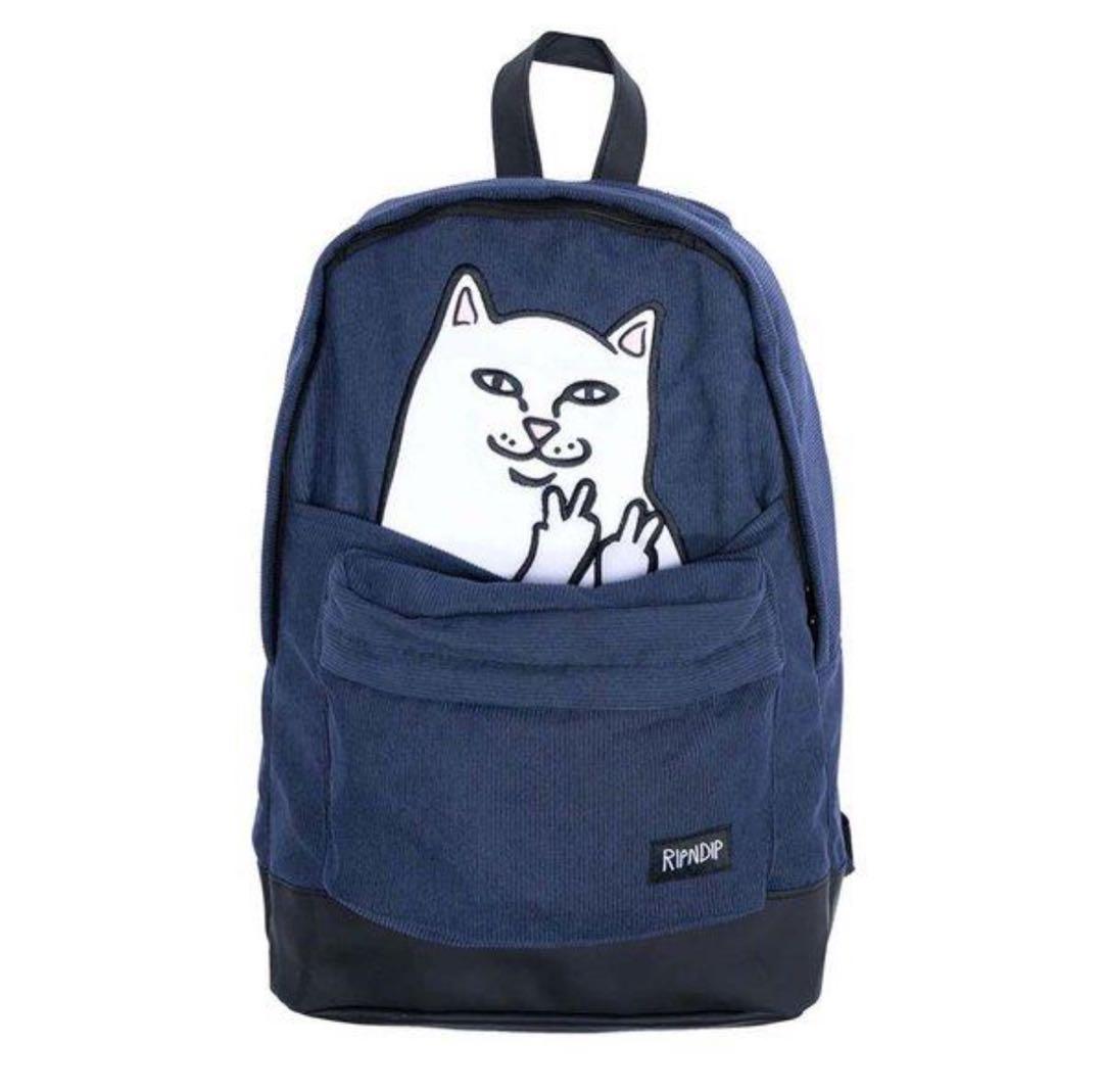 【美品】RIPNDIP リュック ネイビー コーデュロイ sk8