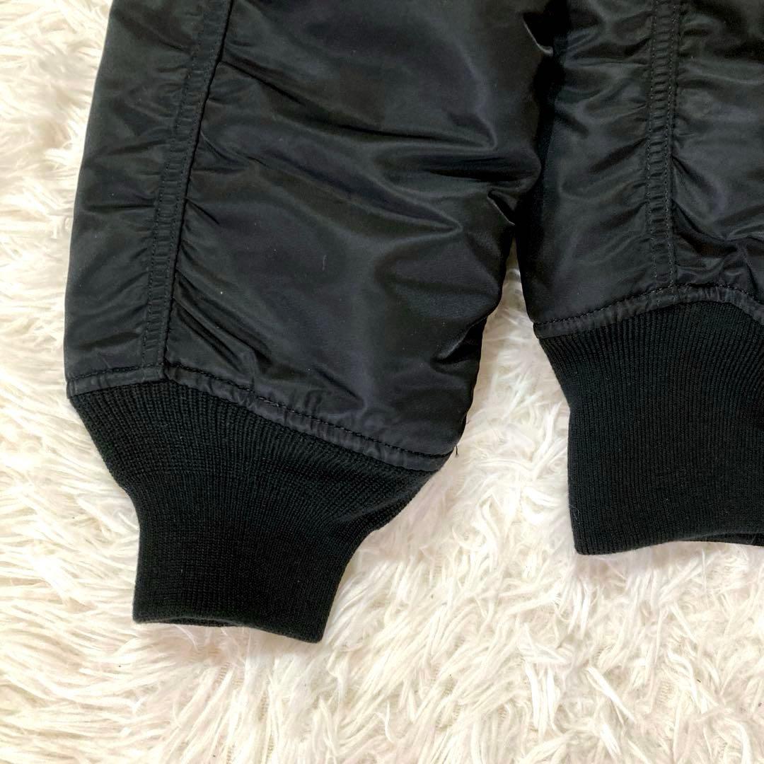 【美品】【現行】 アルファインダストリーズ　MA-1 Lサイズ　ブラック