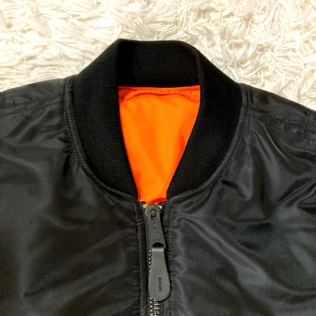 【美品】【現行】 アルファインダストリーズ　MA-1 Lサイズ　ブラック