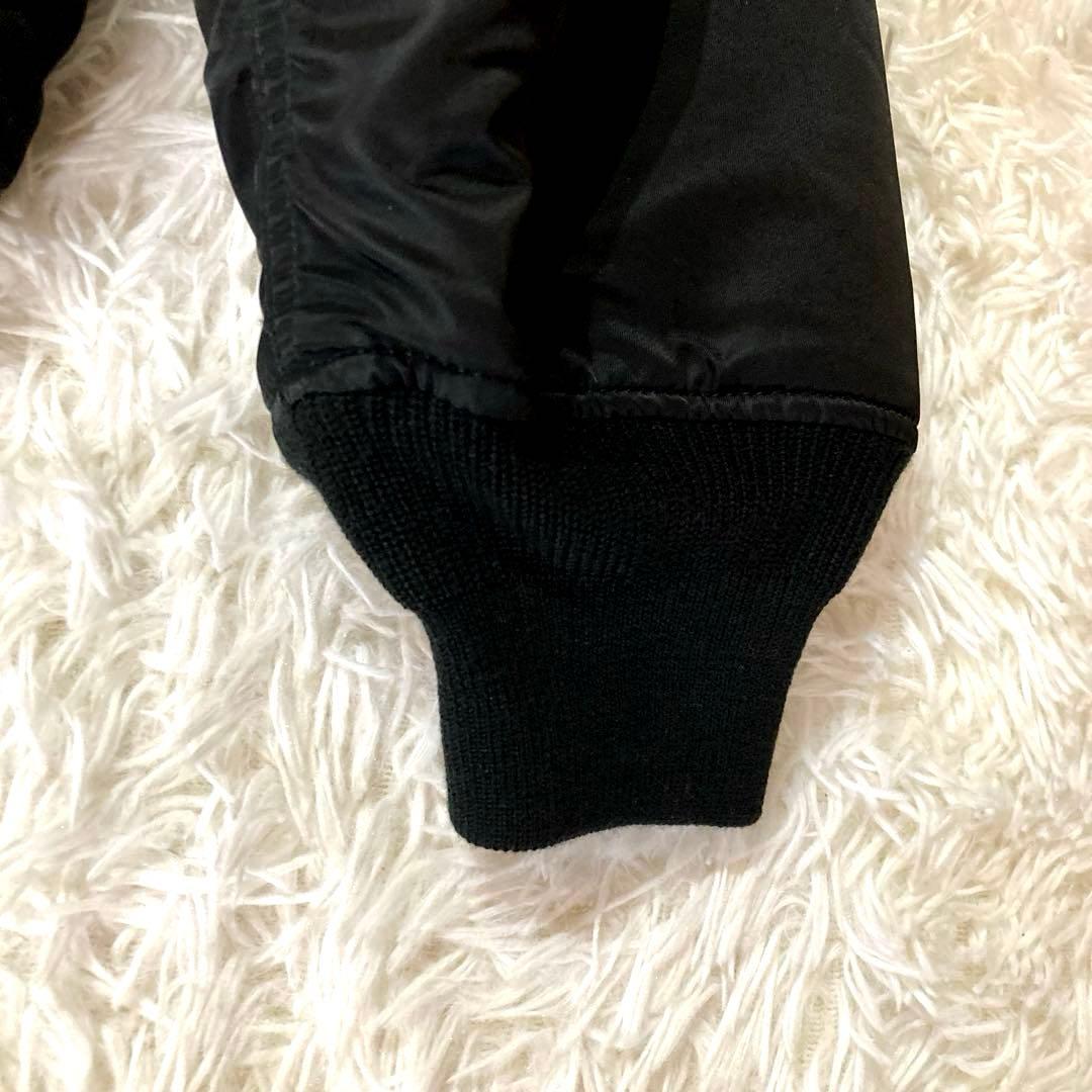 【美品】【現行】 アルファインダストリーズ　MA-1 Lサイズ　ブラック