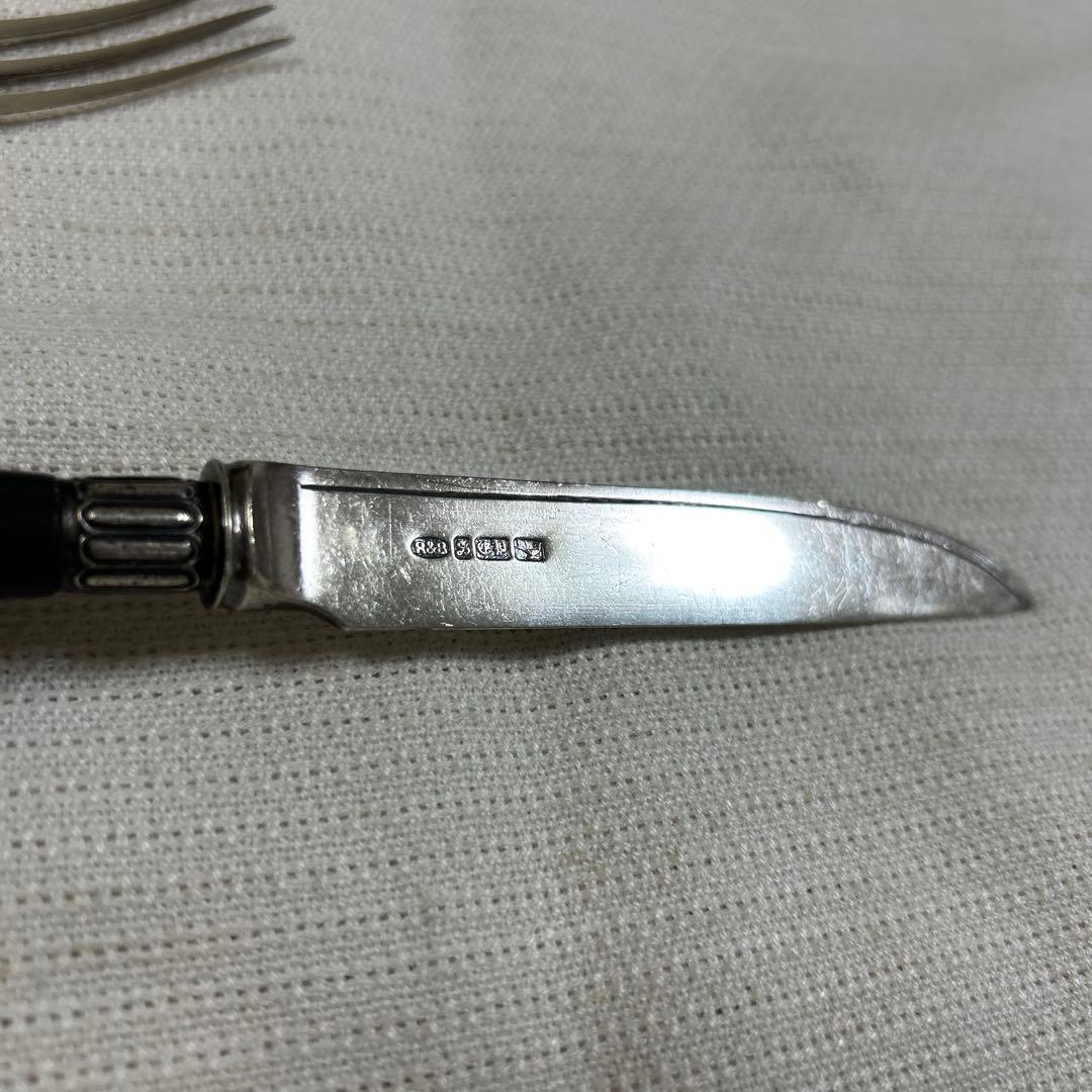 アンティーク　高級　シェフィールド 製　ロバーツ&ベルク　カトラリー　イギリス製