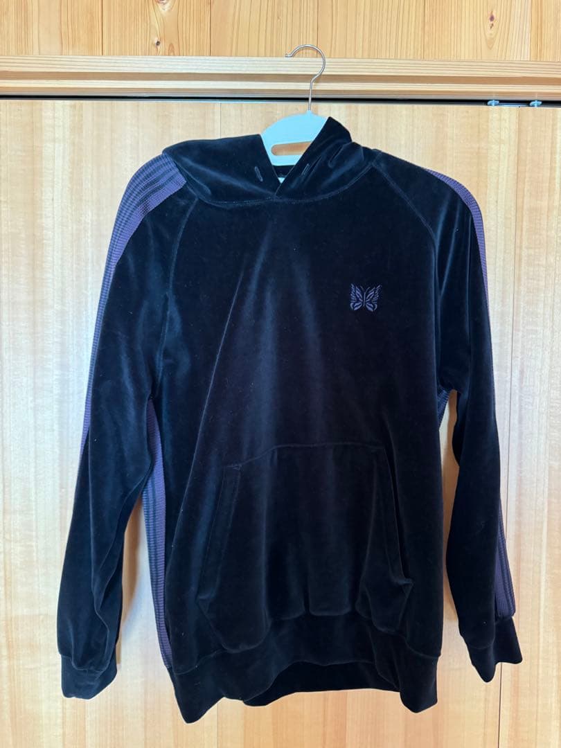 M*N様 Needles ブラック ベロア フードパーカー M