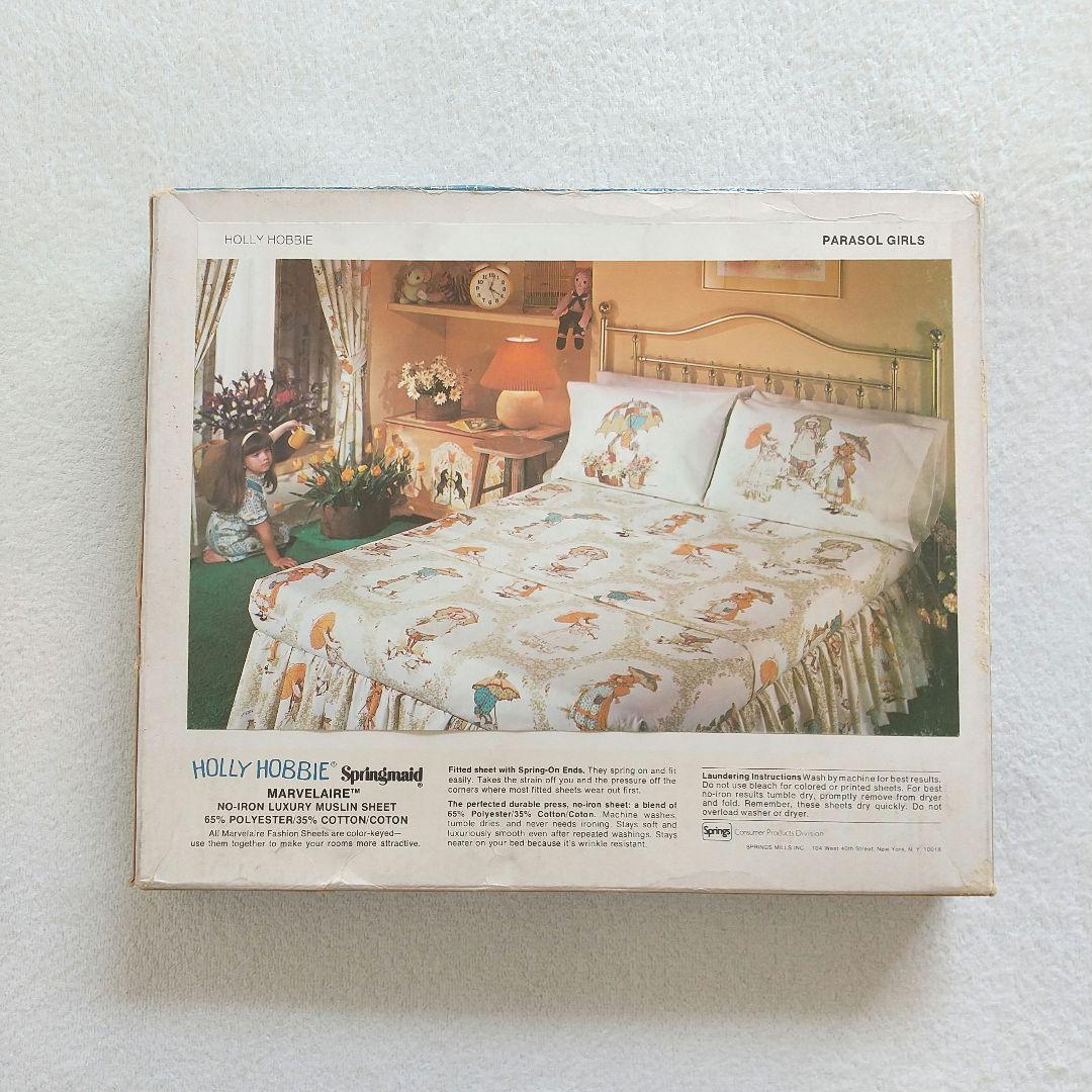 HOLLY HOBBIE ホリーホビー フラットシーツ 生地　ベッドカバー