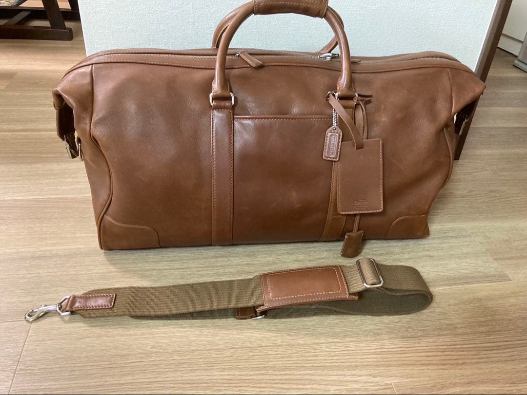 COACHのトラベルボストンバッグ