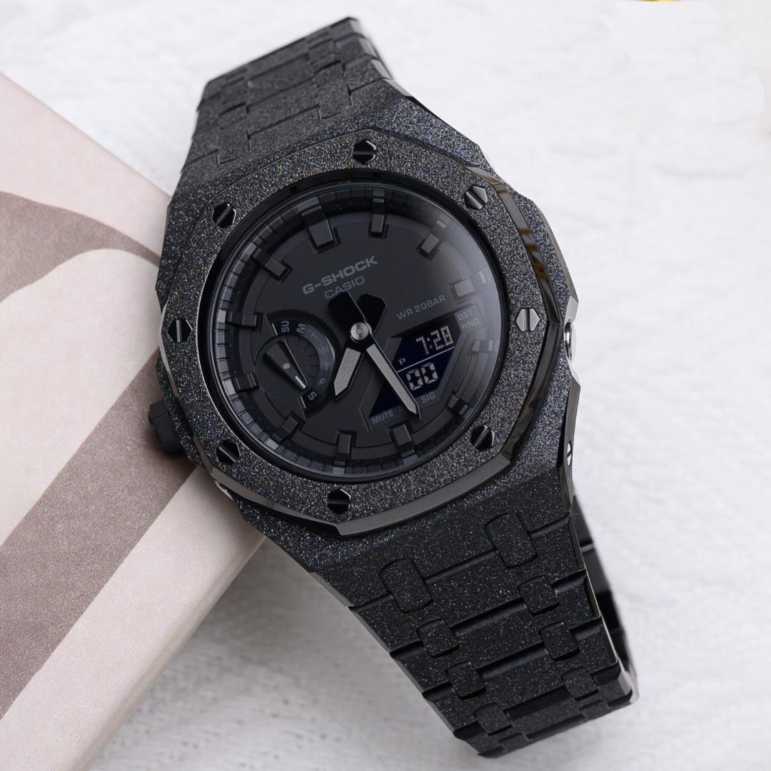 GA2100　GA-2110　フロステッド加工 カシオーク カスタム パーツＢ