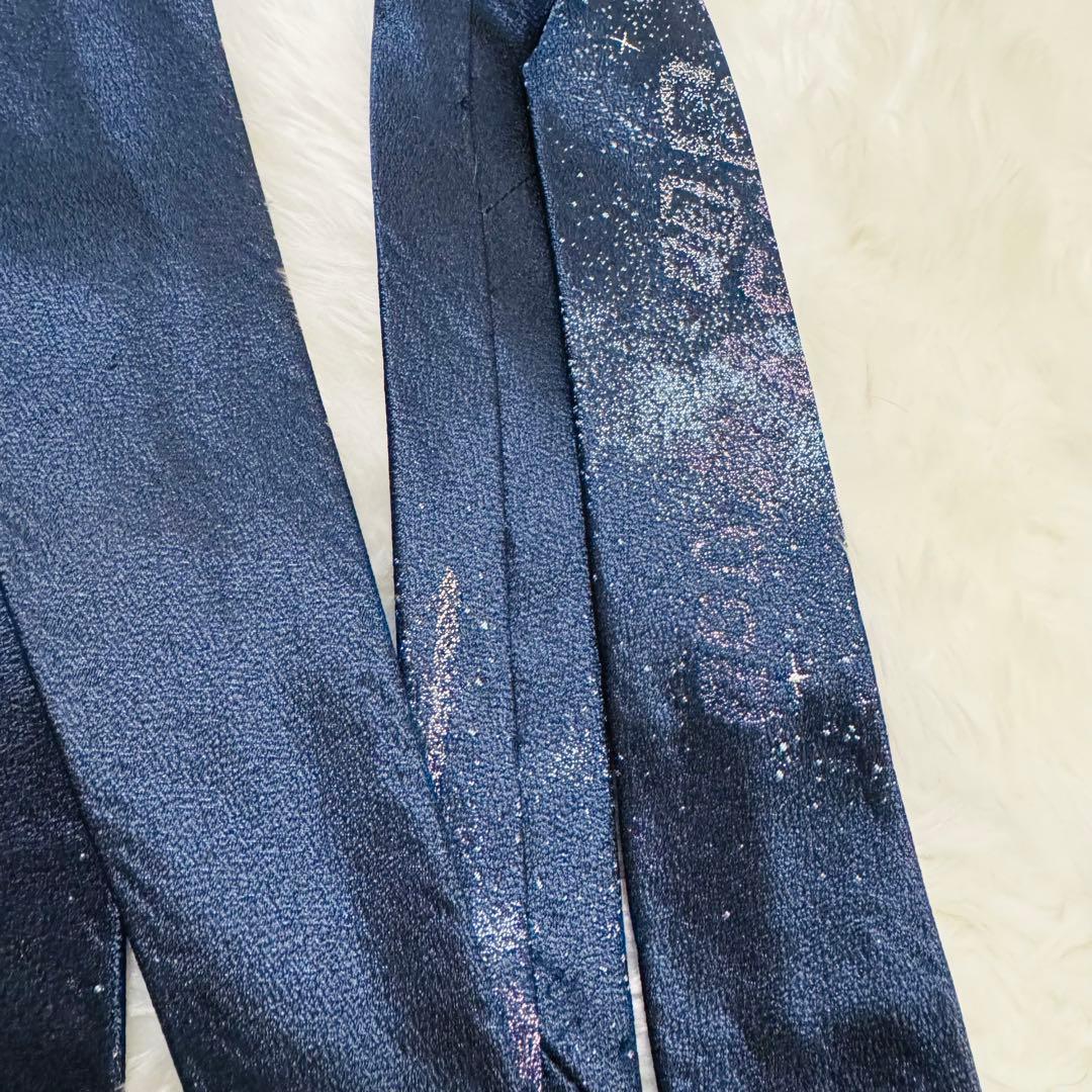 Vivienne WestWood MAN 宇宙/星空ネクタイ ネイビー