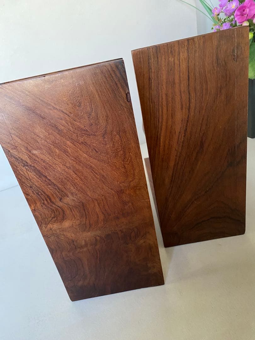 象　木製ブックスタンド　本立てビンテージ　アンティーク　置物　木製象