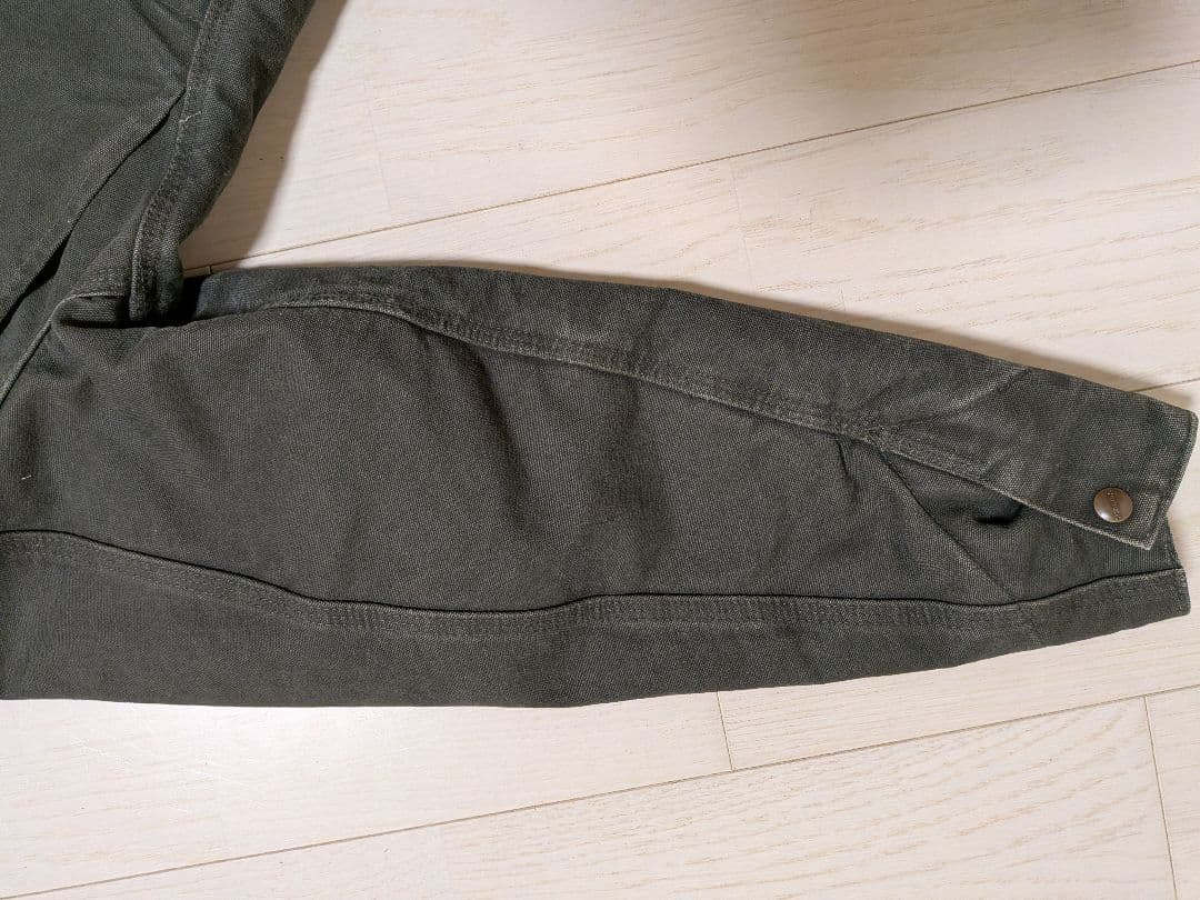 カーハートデトロイトジャケットj97 mos　モスグリーン　S seize