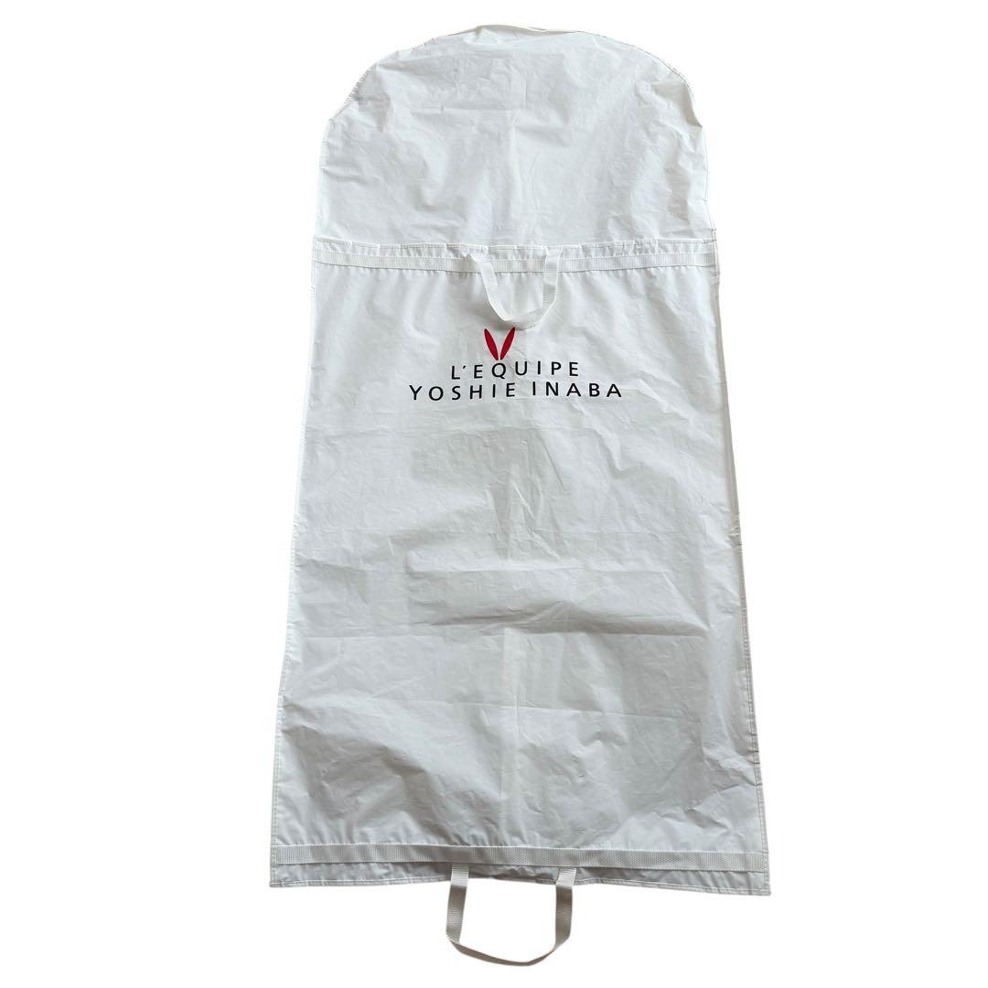 【美品】レキップ ヨシエイナバ カシミヤ混 ロングコート ベロア切り替え 黒 M