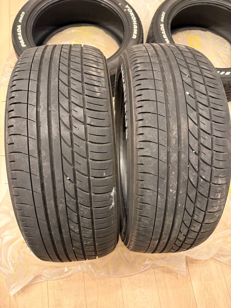 長*友様 YOKOHAMA PARADA 225/50R18 ホワイトレター　2