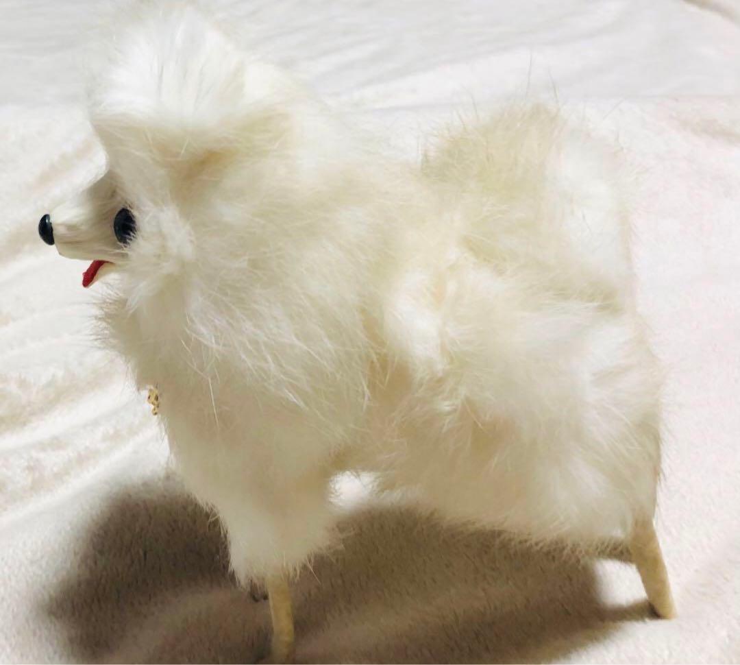 昭和レトロ　犬　ラビットファー　リアファー スピッツ　ポメラニアン　ぬいぐるみ