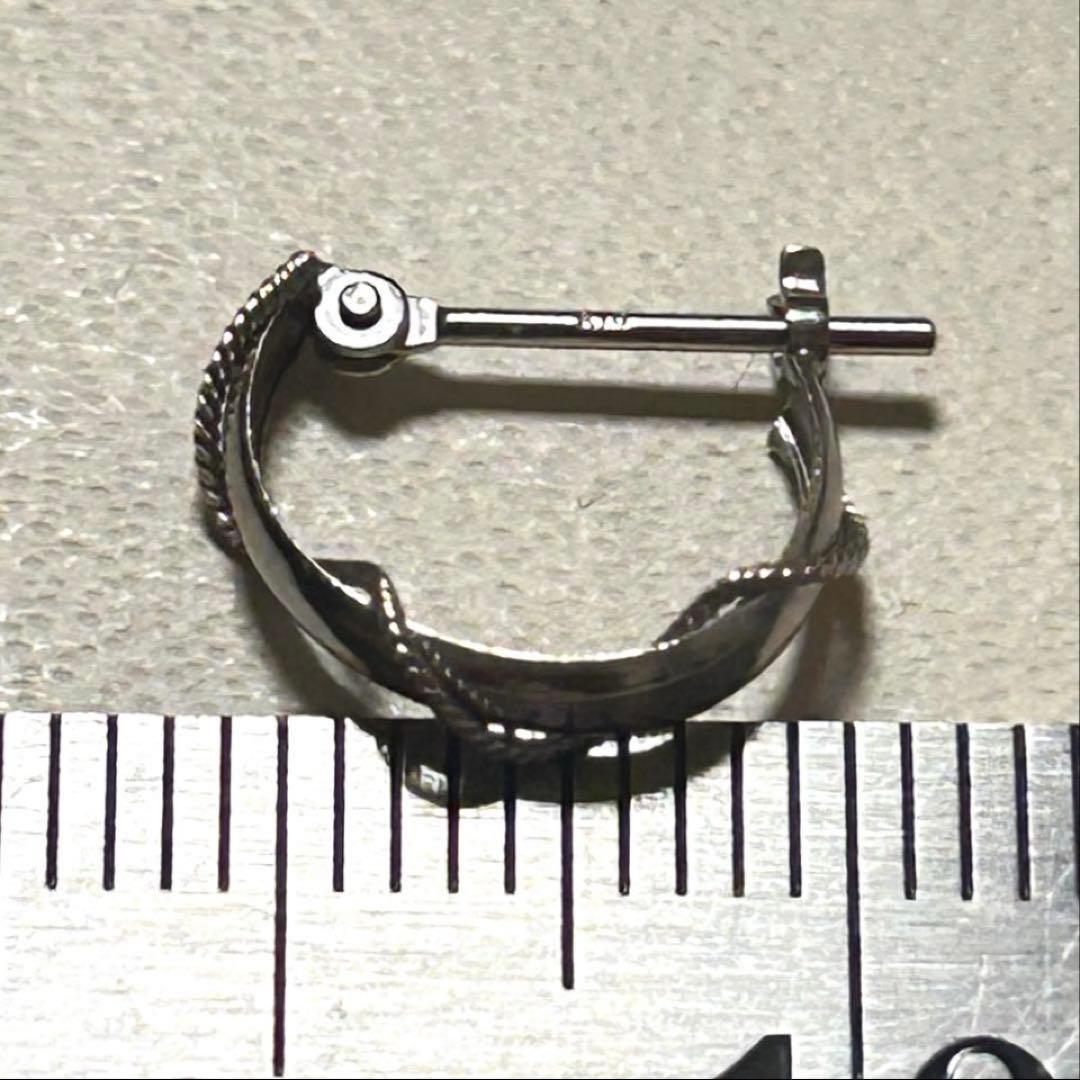 k14WGデザインフープピアス