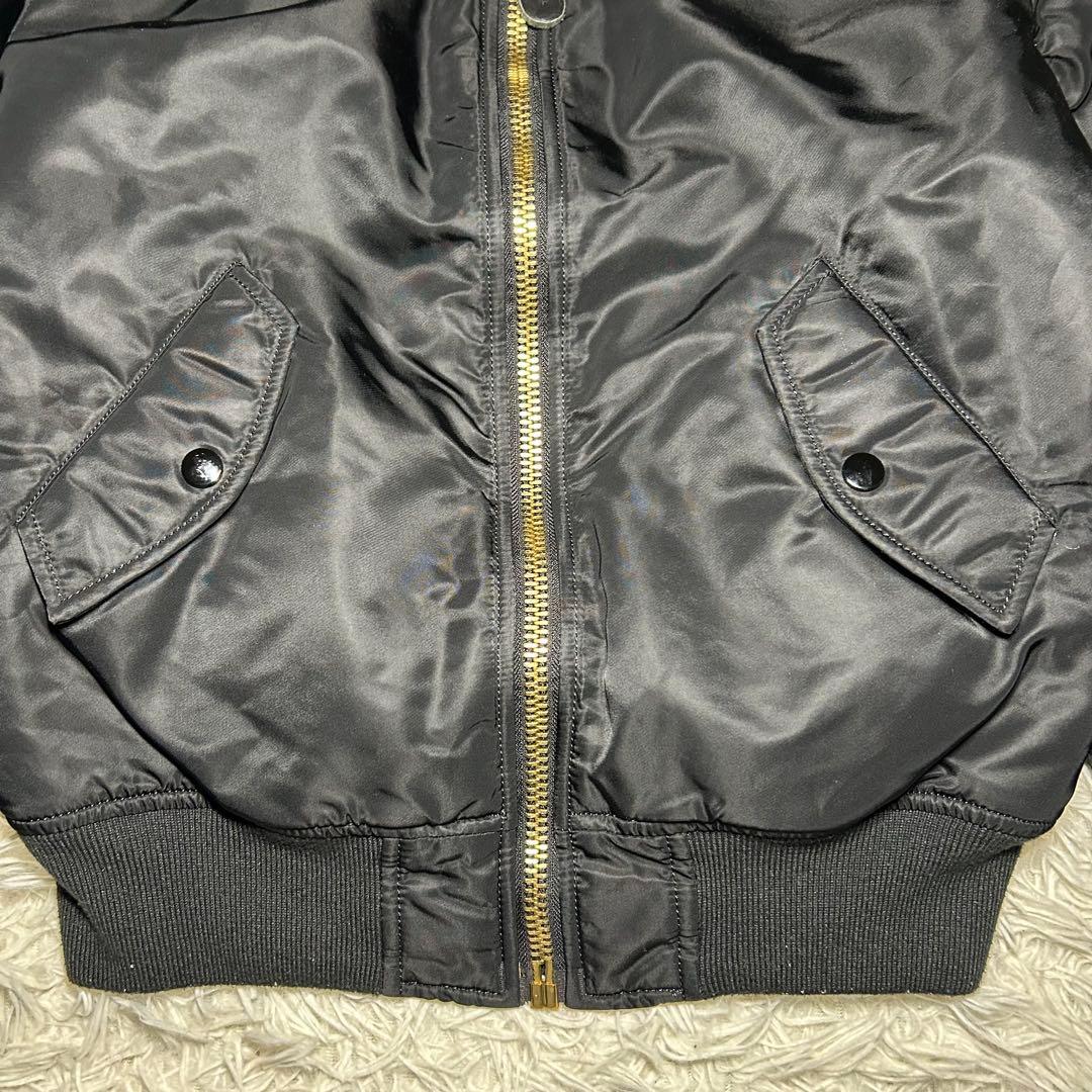 90s alpha industries ma-1 フライトジャケット　ブラック