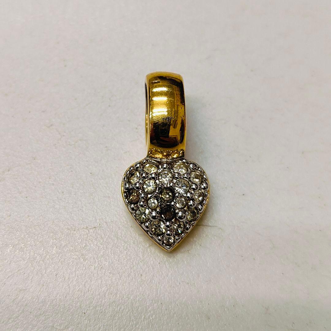 スワロフスキー　ハートペンダントトップ