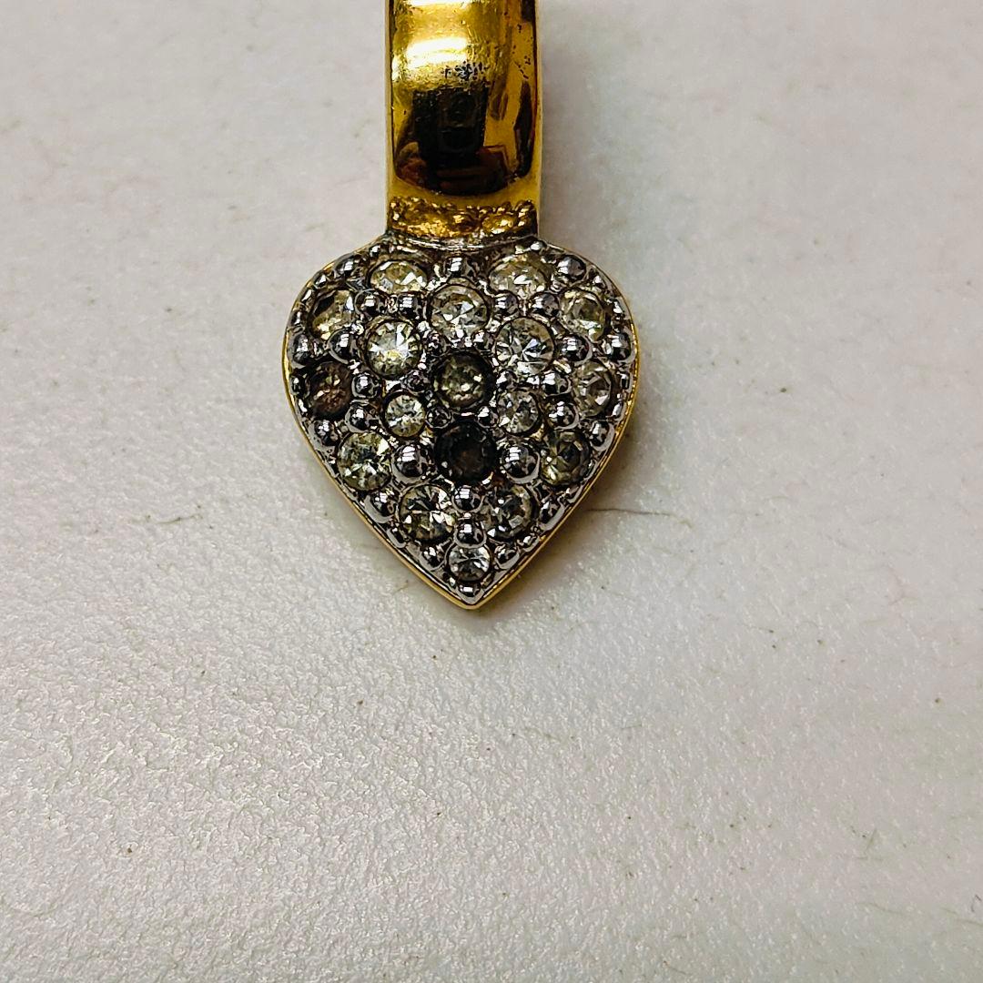 スワロフスキー　ハートペンダントトップ