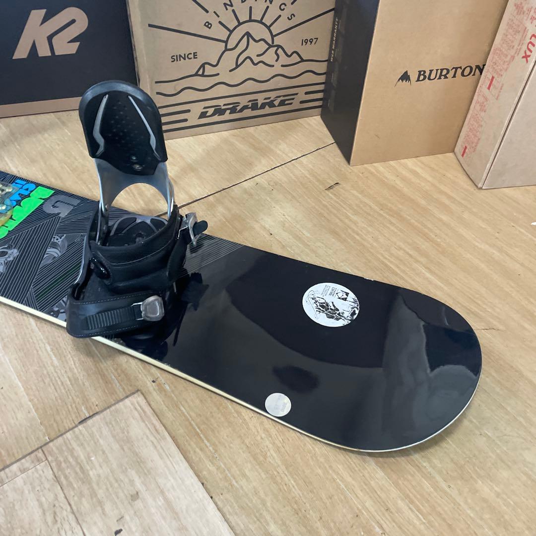 BURTON×DRAKE　バートン　スノーボードセット　ドレイクバインディング付