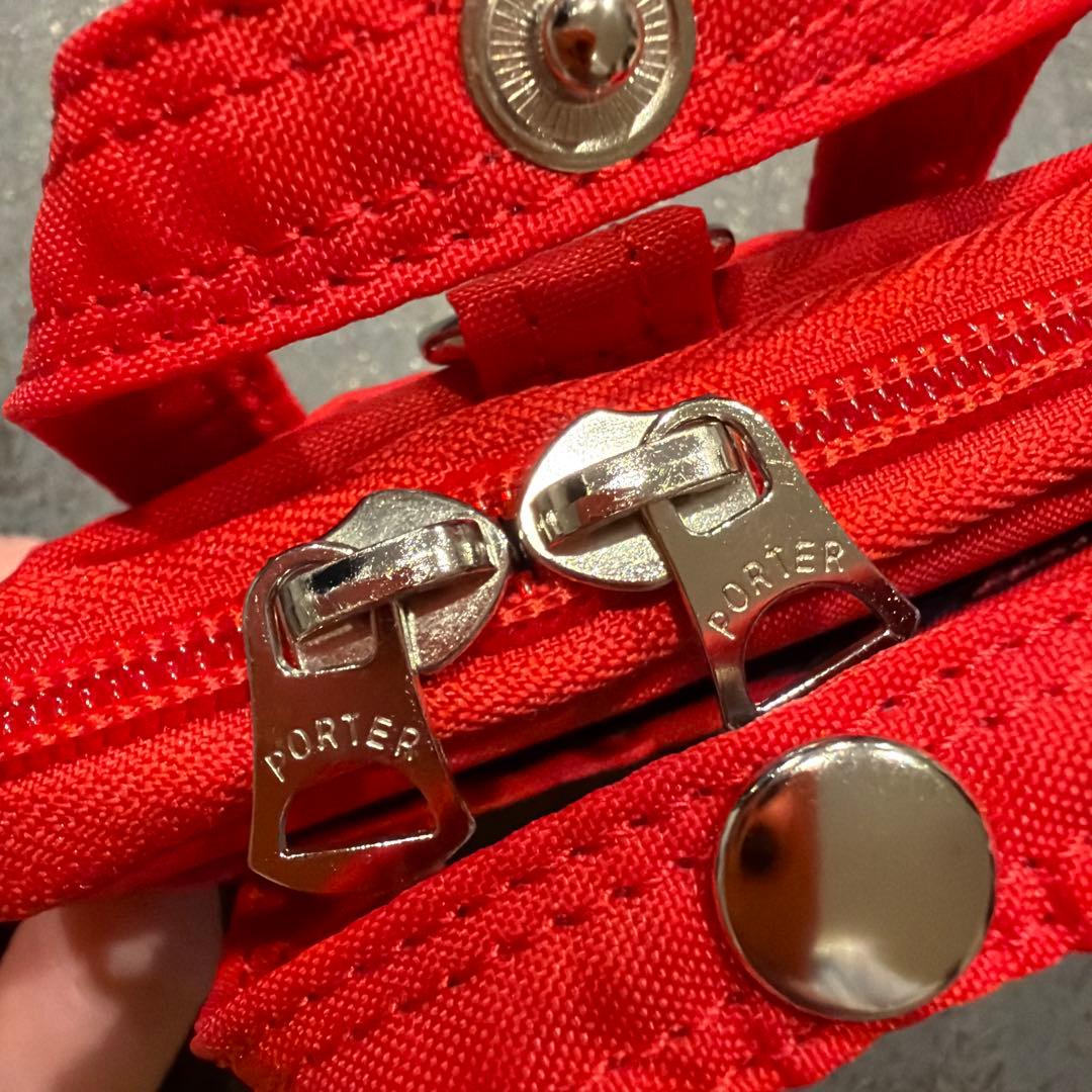 【PORTER】×ほぼ日　ミニウォレット　RED PORTER