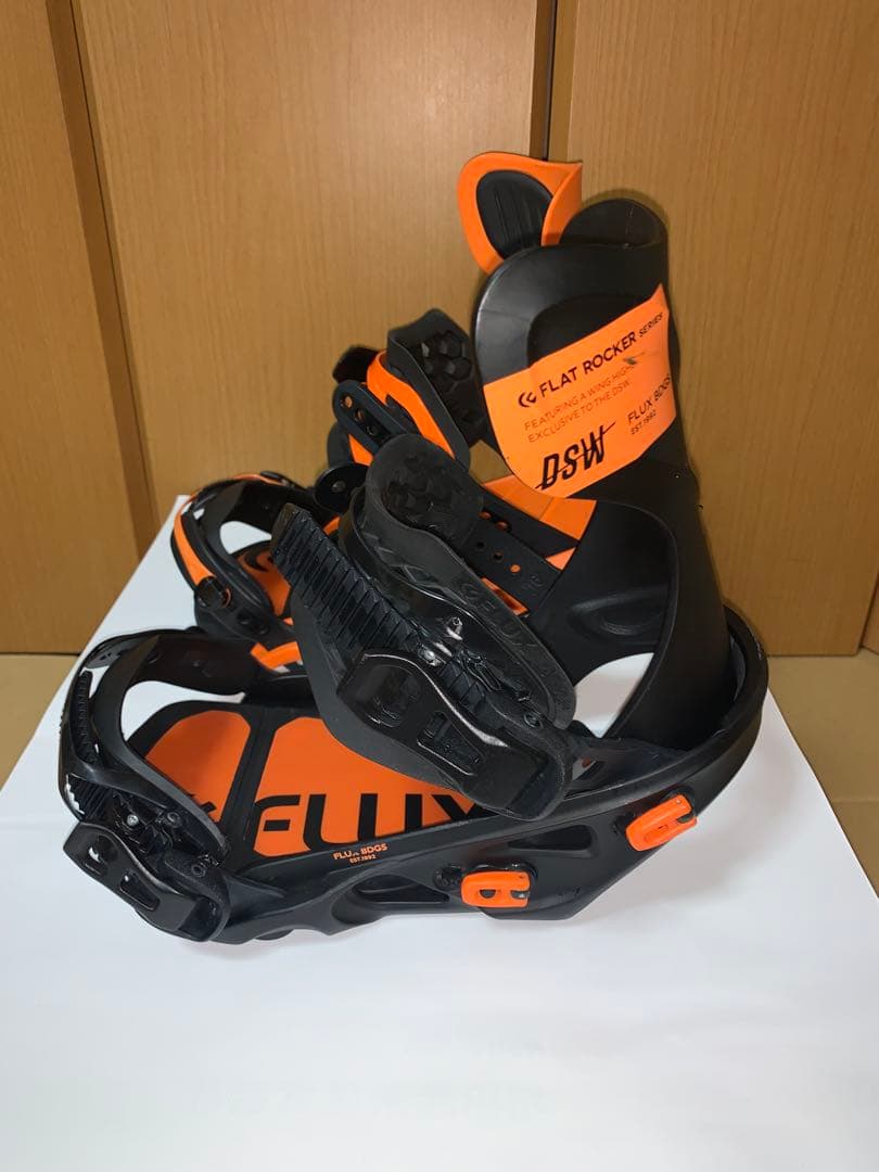FLUX GT ビンディング 黒とオレンジ Sサイズ
