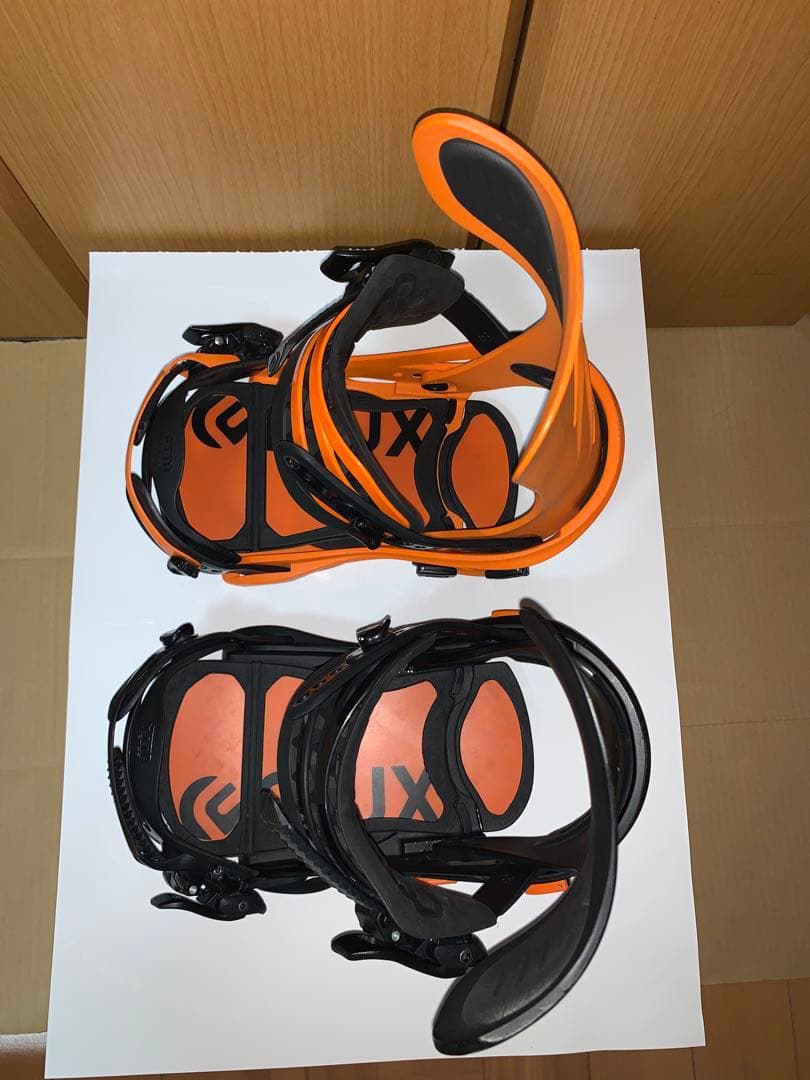 FLUX GT ビンディング 黒とオレンジ Sサイズ