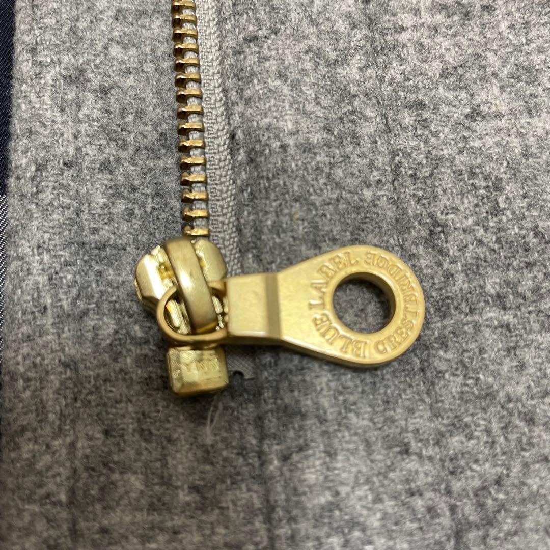 【極美品】ブルーレーベルクレストブリッジ ダッフルコート チェック グレー M