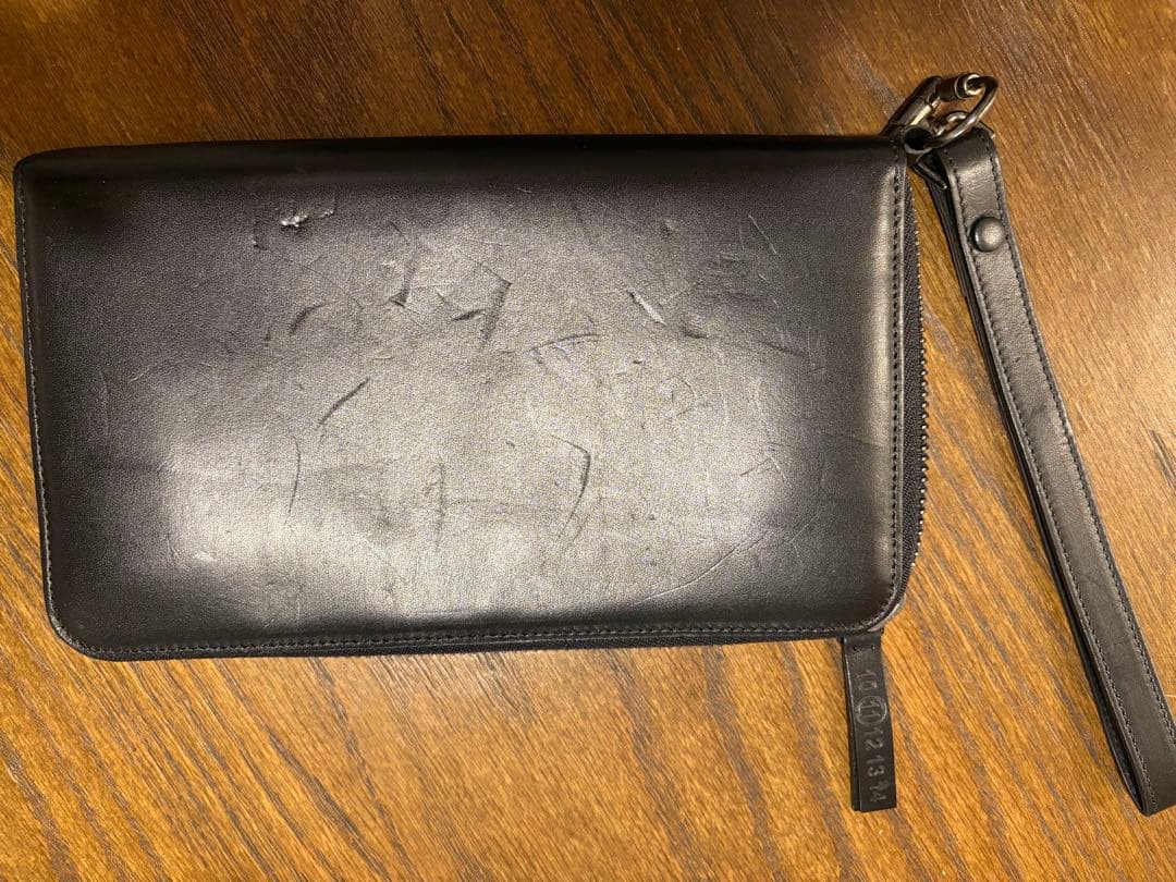 マルジェラ クラッチバック型長財布　黒
