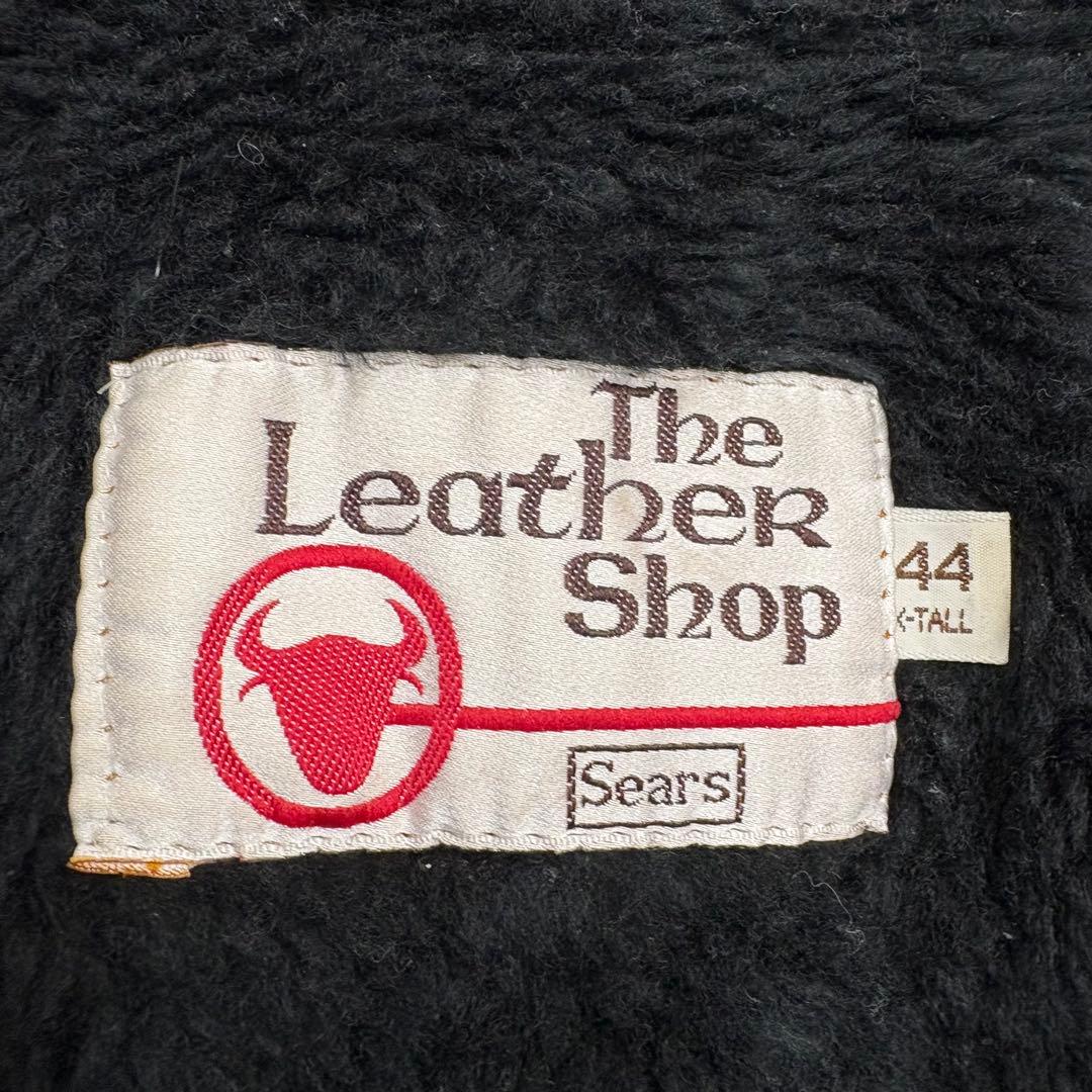 70s ストア系 Sears シアーズ シングルライダースレザージャケット