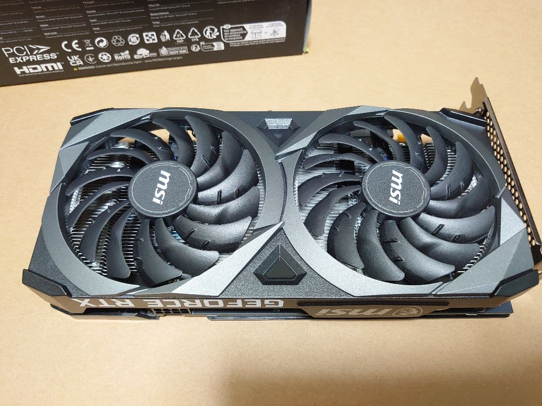 グラフィックボード・グラボ・ビデオカード MSI GEFORCE RTX 3060 VENTUS 2X OC