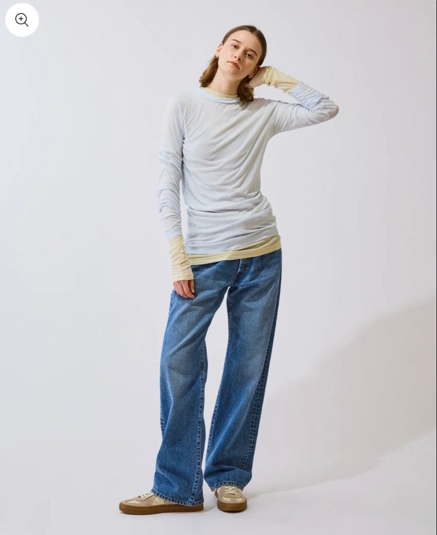 シンゾーンTHE SHINZONE BAGGY JEANS バギーデニム36