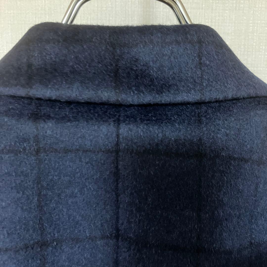 【新品】ROBERT CAVANI カシミア100％ チェスターコート M 紺