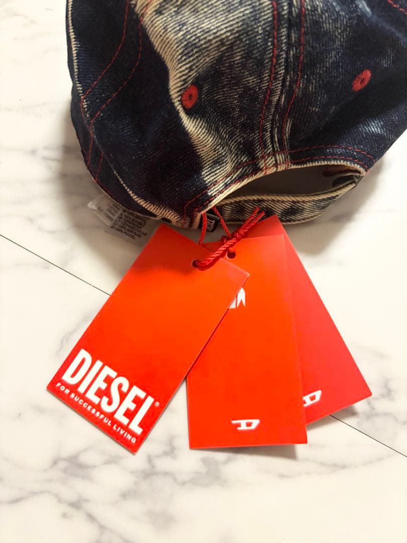 【新品・未使用】DIESEL/C-Seymon デニムキャップ