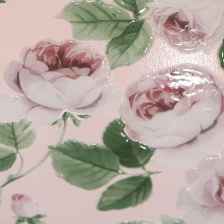 ガーデンテーブルセット アイアン ローズ/薔薇 3点セット