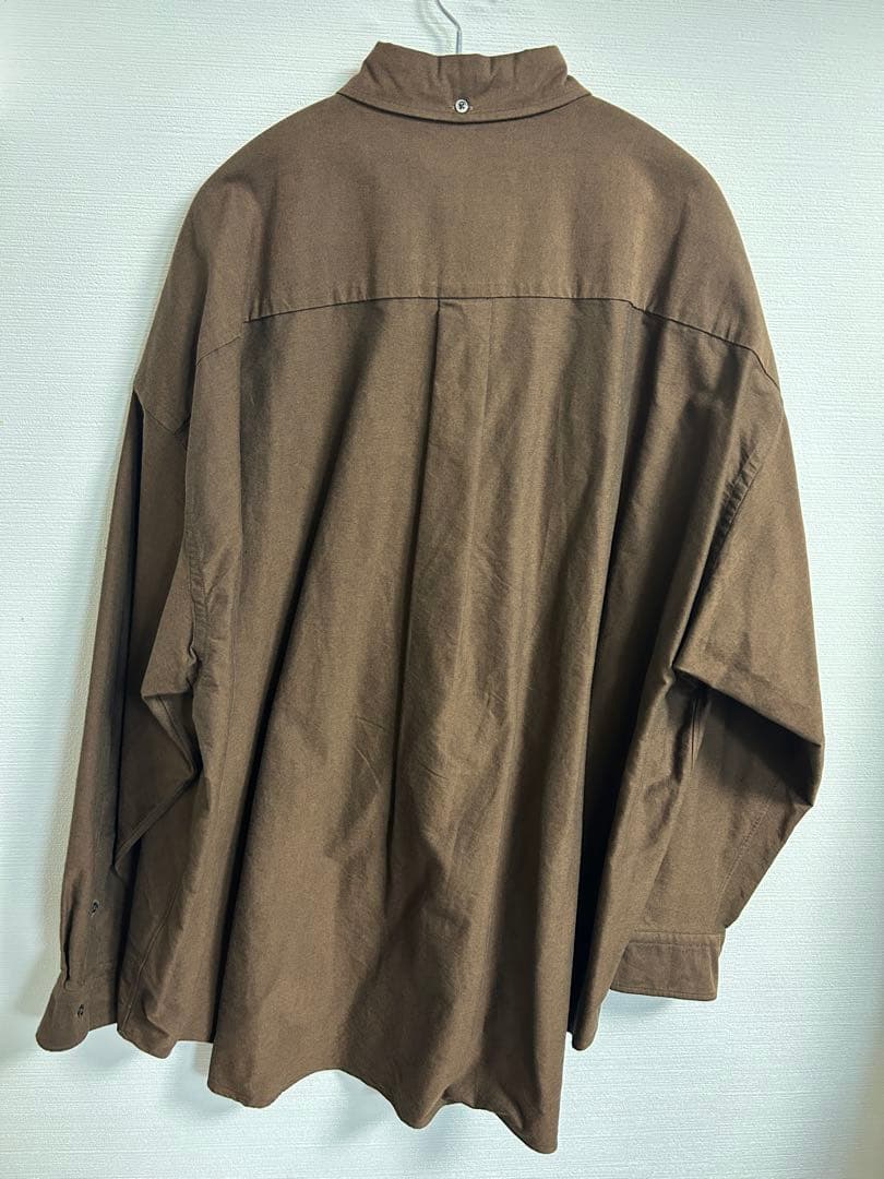 トップス Oxford L/S Oversized BD Pullover / BROWN