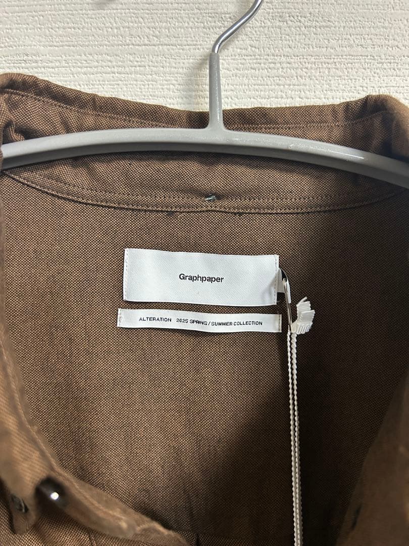 トップス Oxford L/S Oversized BD Pullover / BROWN