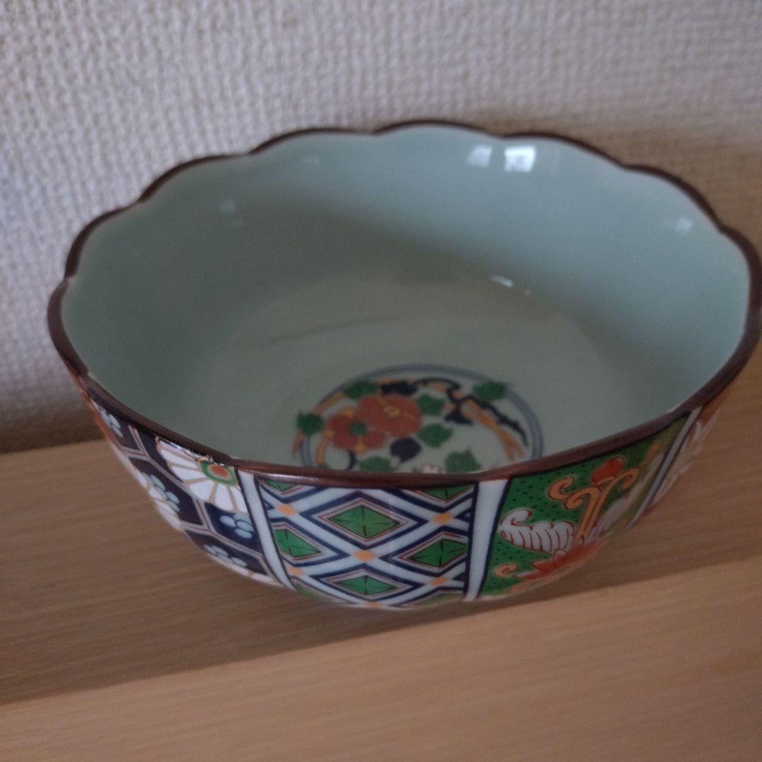 本日限定価格◆未使用品◆有田焼　波佐見焼　古伊万里菊型小鉢　5客