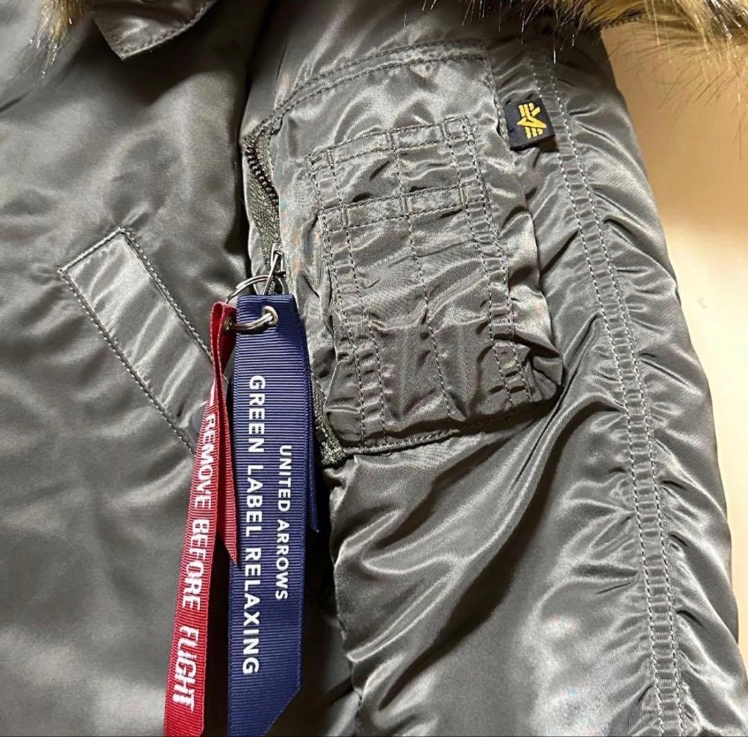 UNITED ARROWS グレー MA-1ジャケット