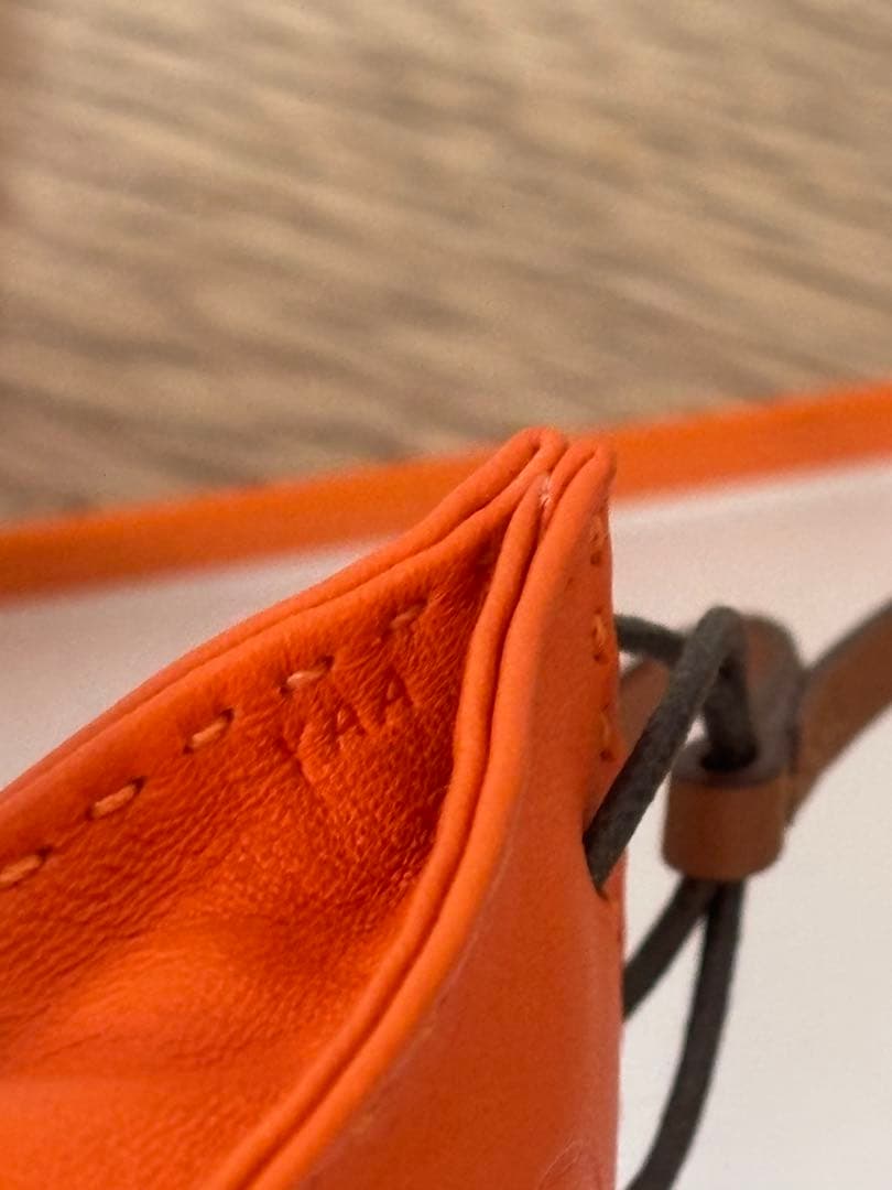 美品 HERMES エルメス チャーム サックオランジュ バッグチャーム