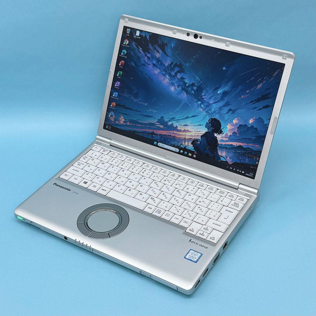 035 美品 DVD レッツノートCF-SV7 i5 第8世代 office