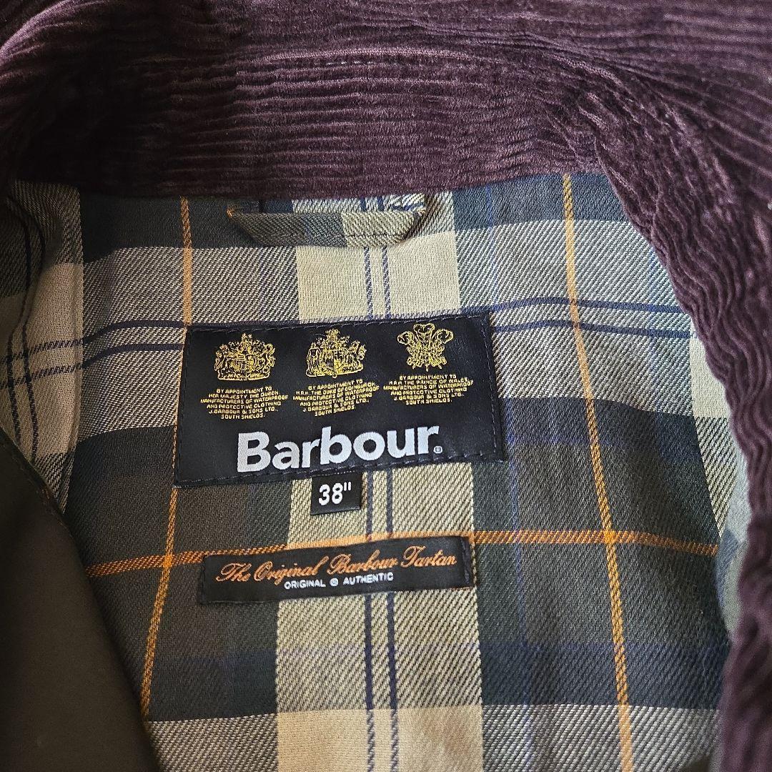 Barbour シングルブレステッドコート ノンオイル サイズ38