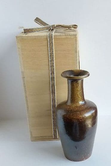 備前焼　茶道具　花器　一輪花入れ　窯元 備州窯