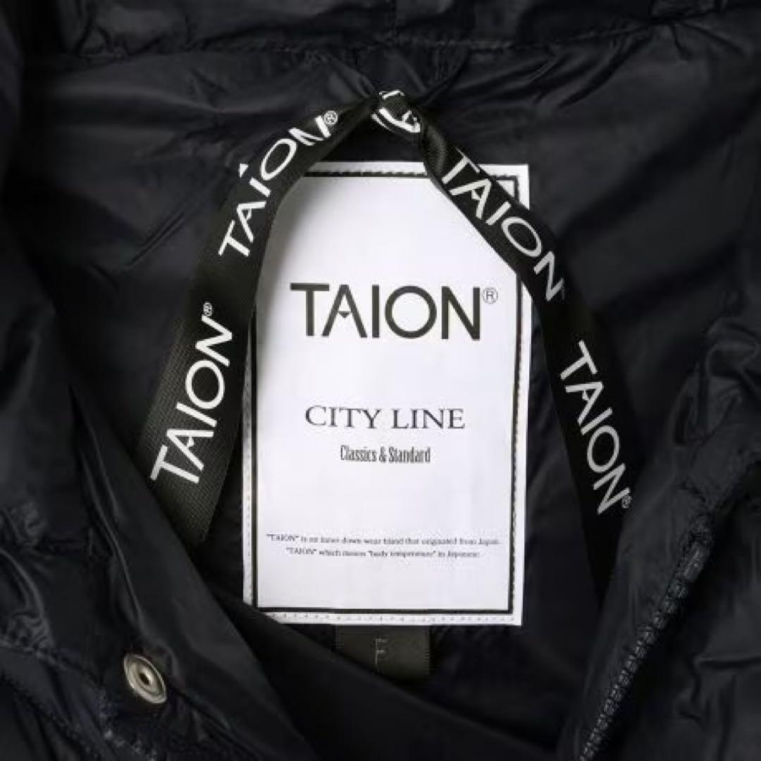 TAION ダウンケープコート