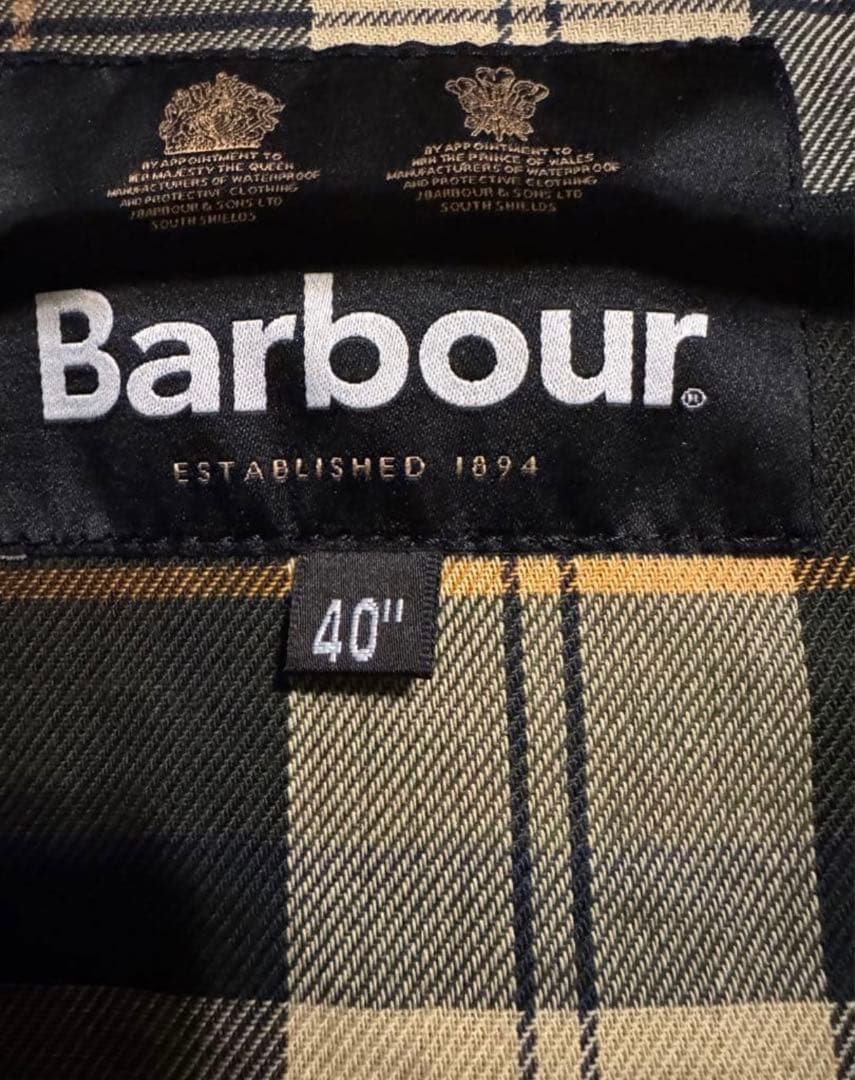 Barbour バーレー OS Wax Burghley MWX1674SG91