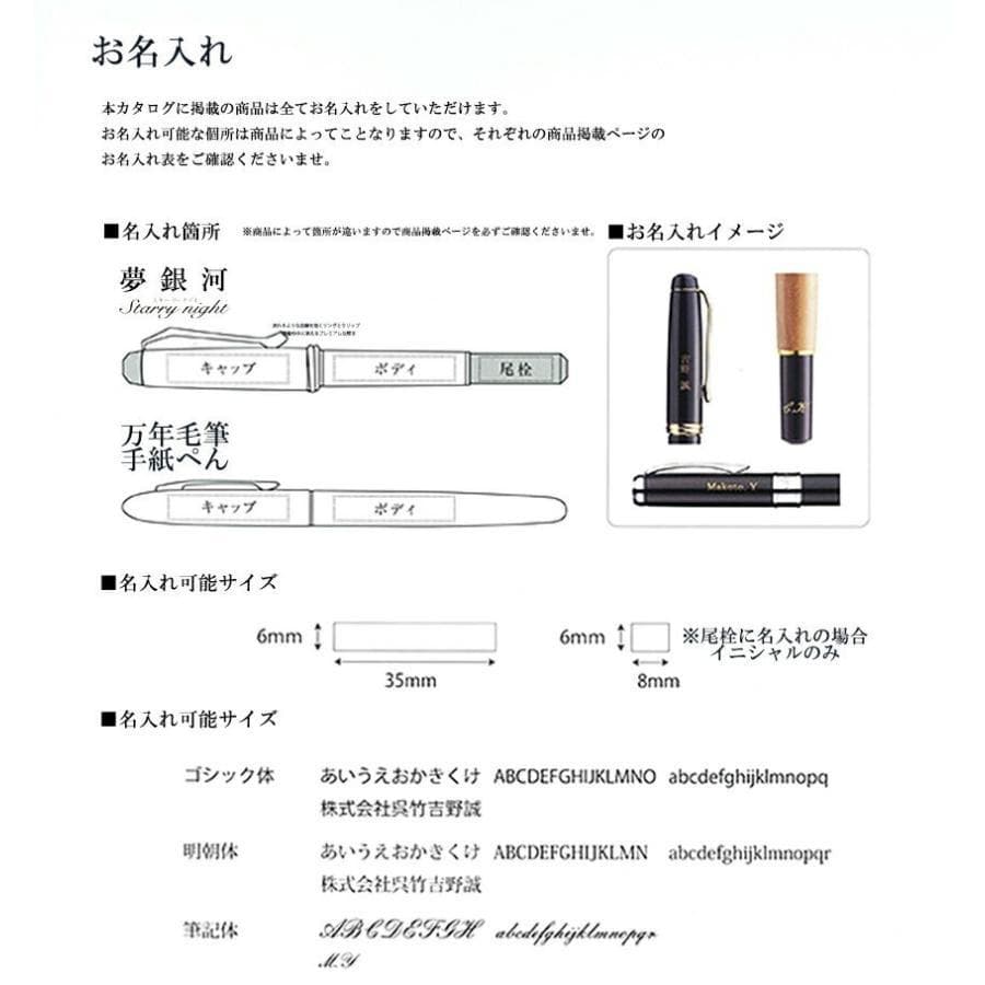 【呉竹万年筆】くれ竹 夢銀河 撫子 京都オパール日本製